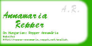 annamaria repper business card